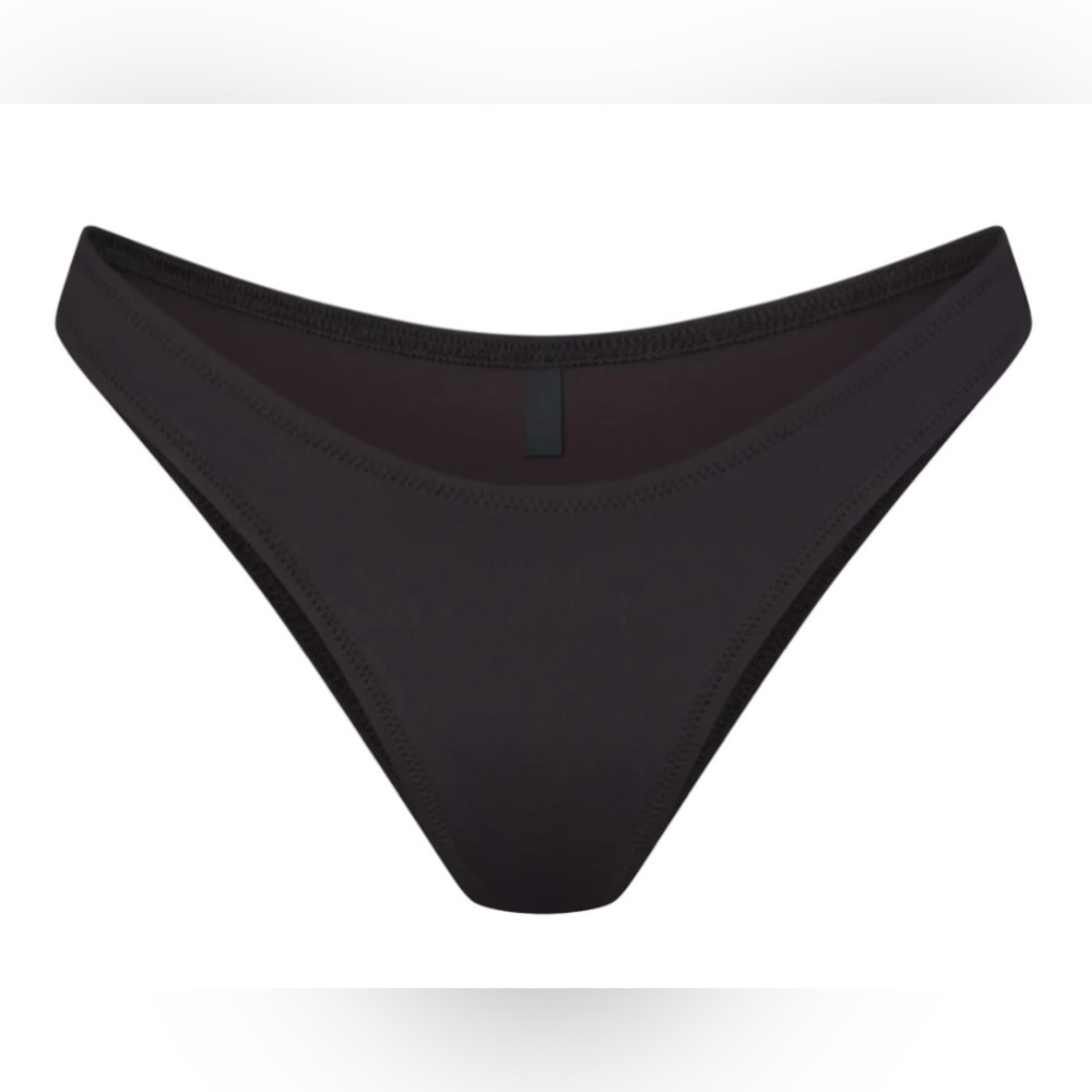 NWT Skims Bikini 2pc Set Swimwear Onyx Black Size S - Picture 3 of 10